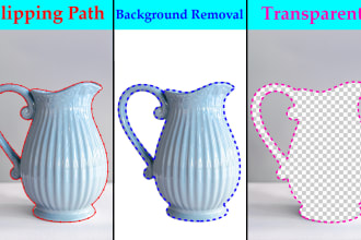 perfect clipping path or background remove work from me