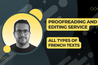 proofread, edit and improve your french content