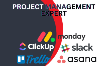 set up project management with monday crm, and slack