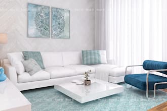 do photo realistic renderings of modern apartment interior