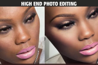 photoshop edit, high end photo portrait retouch, slimming