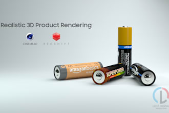 do 3d model, rendering, compositing
