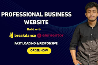 create wordpress website using breakdance builder or bricks