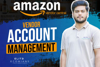 manage amazon vendor central account and seller central account manager