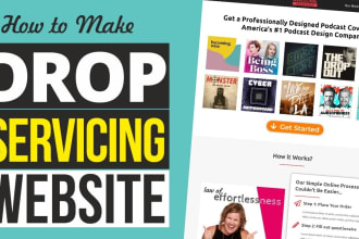 build your profitable and automated drop services website