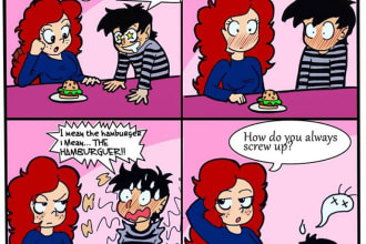 draw a cartoon comic, webcomic digital illustration