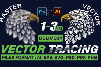 vector art,redraw,recreate logo low to high quality vector