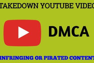 takedown,reinstate,report channel,post and pirated content under dmca