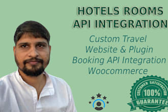 develop custom plugin to automate hotel or travel bookings with API integration