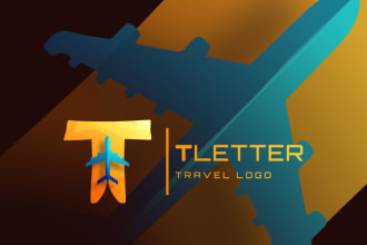 create professional and unique airline logo design for you