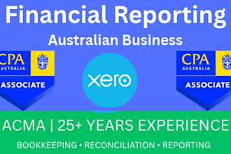 do financial reporting by xero