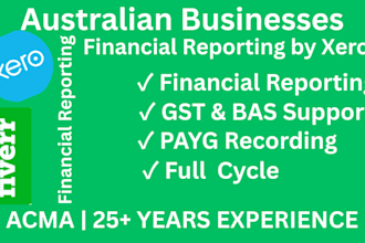 do financial reporting by xero