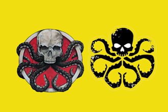 design high quality hydra logo with creative concept