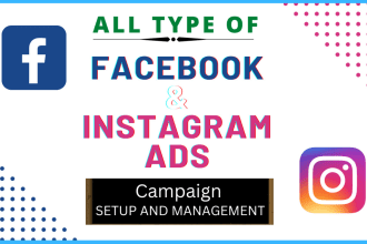 be your facebook advertisement, marketing and instagram ad expert