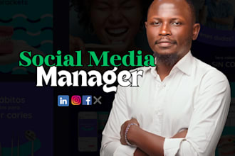 be your social media marketing manager