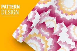 make a print, floral and repeat pattern design