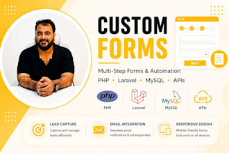 build custom multi step forms with automation