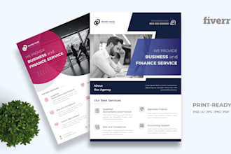 do a professional corporate flyer for a business event