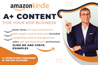 create enticing a plus content for amazon kdp