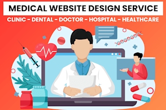 create dental, doctor, hospital, or healthcare website