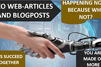 write engaging SEO  tech articles and blogposts for you