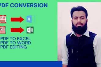 do image, handwritten documents and pdf conversion to ms word and excel