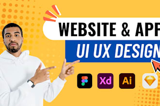 help to design a premium website design or app design
