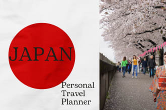 create a personalized itinerary for a trip to japan