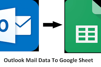 extract outlook mail content to google sheet using azur api