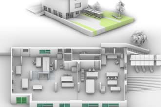do a 3d mockup of your architectural idea