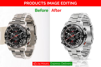 product image editing and retouching