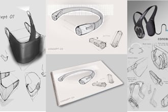 do product design and concept development for you