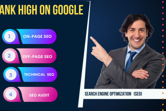 do website  audit onpage  off page  and technical SEO on monthly basic