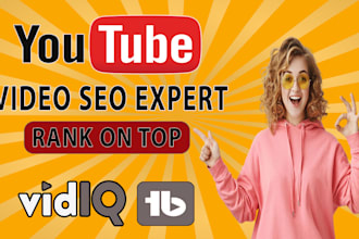 do youtube video SEO by vidiq and tubebuddy for top ranking