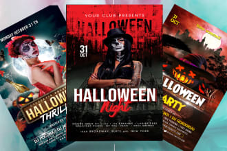 create party and event flyers within 24h