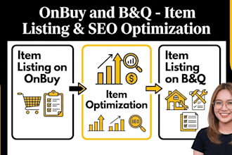 do onbuy and DIY bulk product listing and SEO optimization