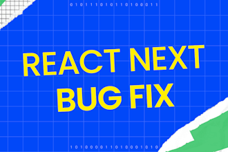 fix any bug develop features, figma to UI in react next web3 javascript