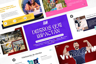 diseño presentaciones atractivas y profesionales