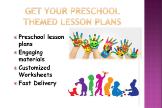 create themed preschool lesson plans