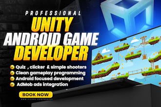 build a custom high quality 2d unity android game