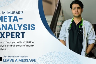 write your meta analysis and statistical analysis