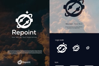 do technology blockchain website software security logo design
