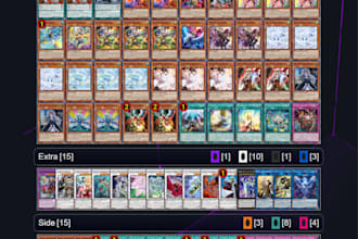 help you build a competitive meta or casual yugioh deck