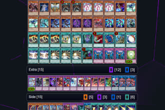 help you build a competitive meta or casual yugioh deck