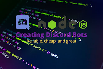 develop a custom discord bot