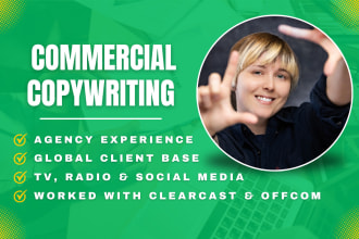 write a professional video script for a commercial