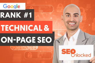 do onpage SEO, technical optimization of wordpress website by yoast, rank