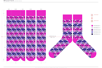 design unique socks for any kind of machines for you
