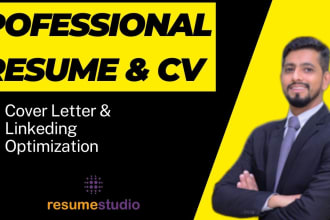 create executive CV and cover letter