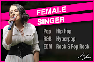 be your female ghost singer, vocalist, cover voice